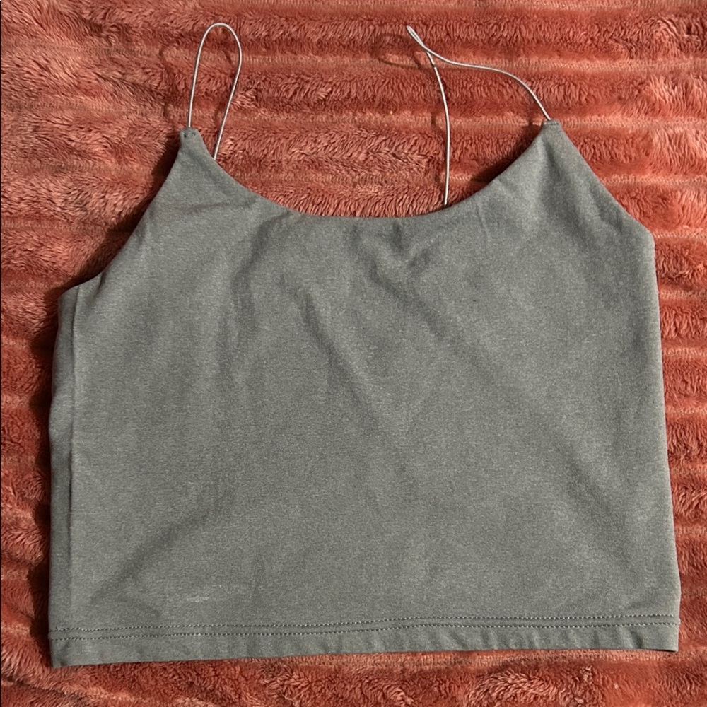 Gray Women's Spaghetti Strap Top